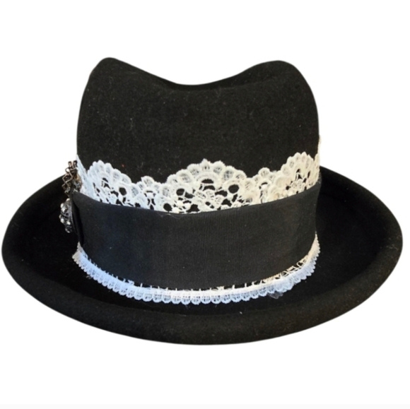 Upcycled Hand Crafted On Vintage Bollman Hat Co Size One Size main image 10